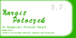 margit poloczek business card